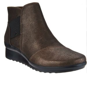 Clarks Wedge Ankle Boots
